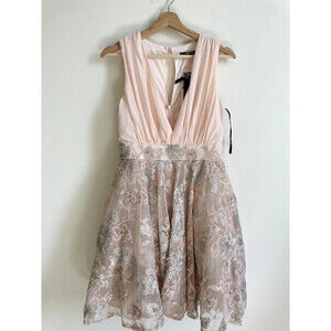 TFNC Women's London Tutu Skirt Dress In Nude and pink Size M $139 fits as S